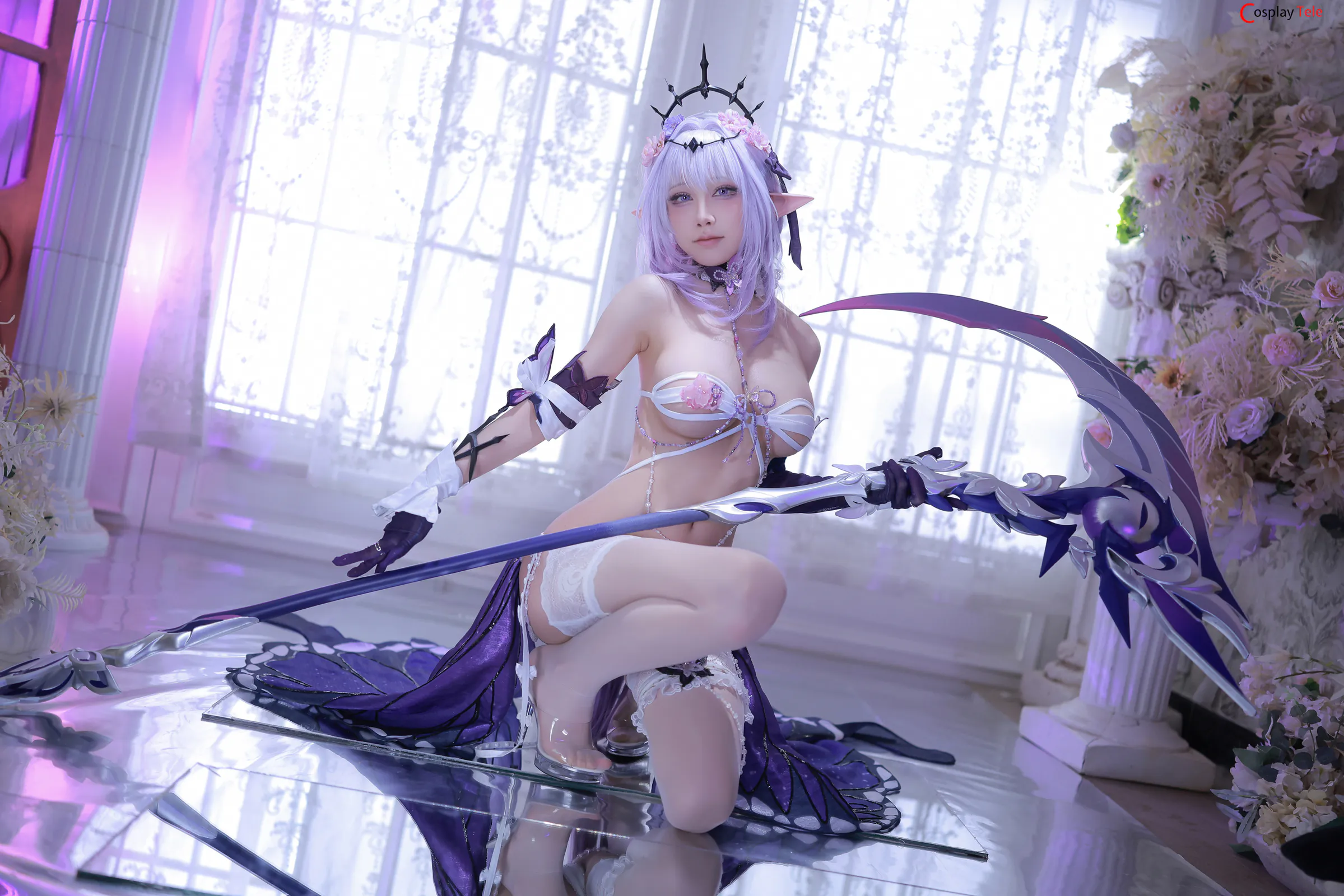 Aqua cosplay Castorice 4