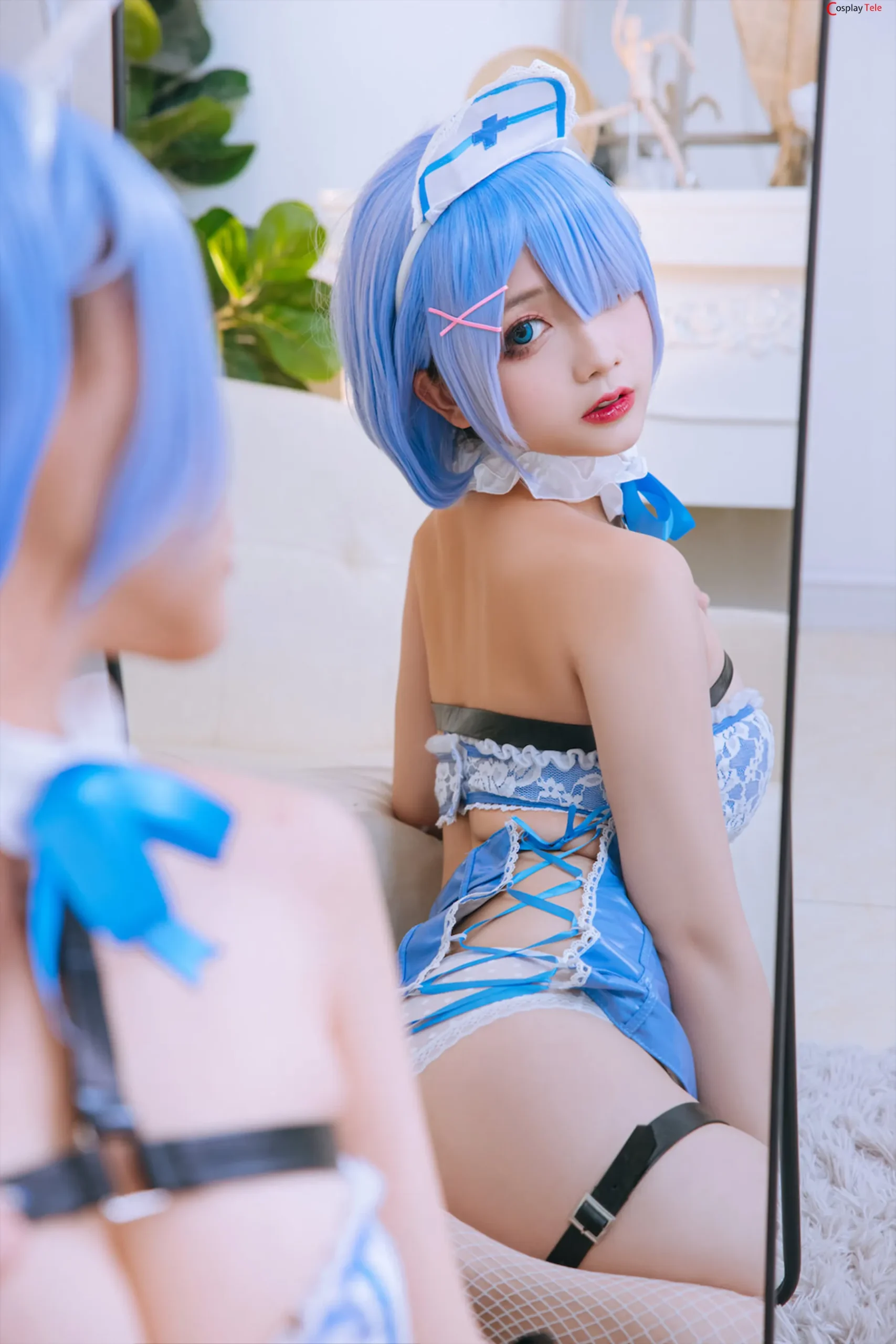 Rinaijiao cosplay Rem Nurse 38