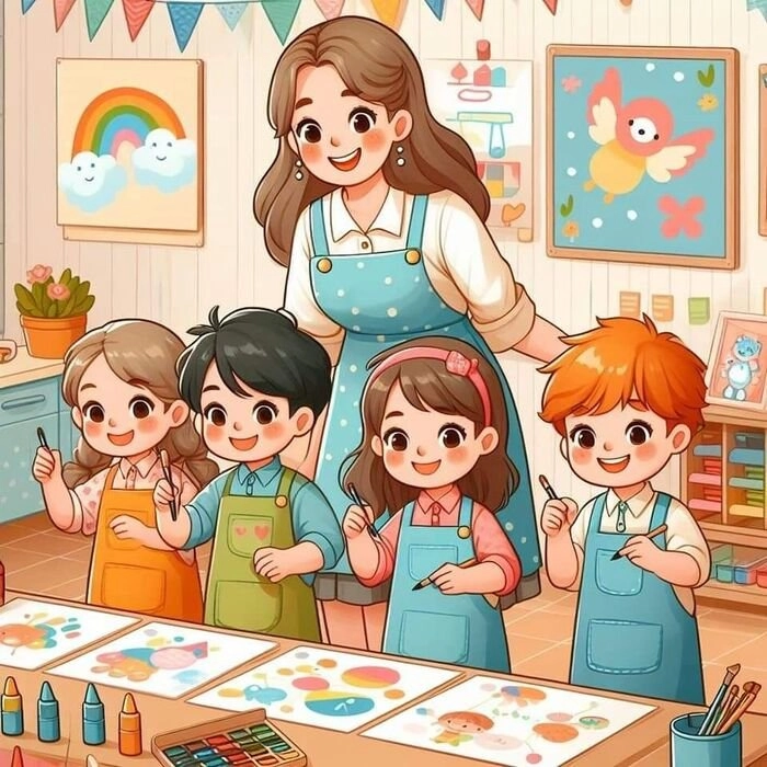 ảnh chibi cô giáo 1