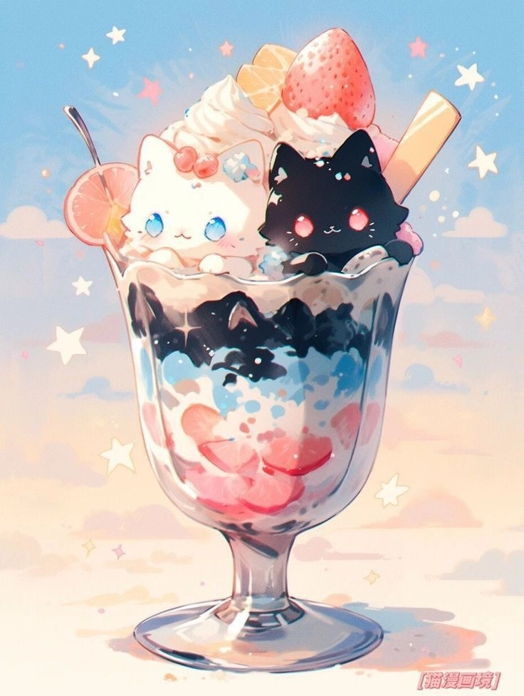 ảnh chibi đồ uống 8
