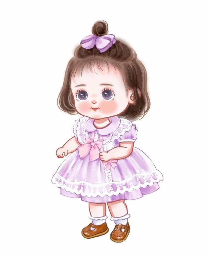ảnh chibi em bé 4