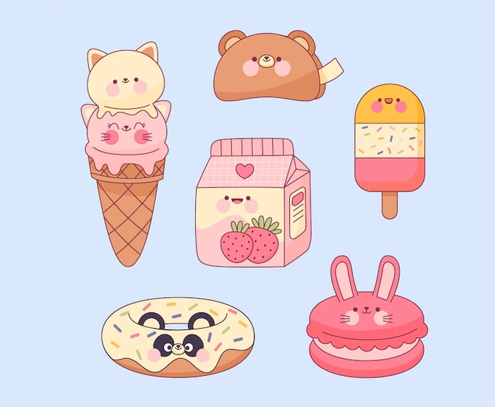 ảnh chibi food 5