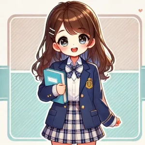 anh chibi nu hoc sinh 1