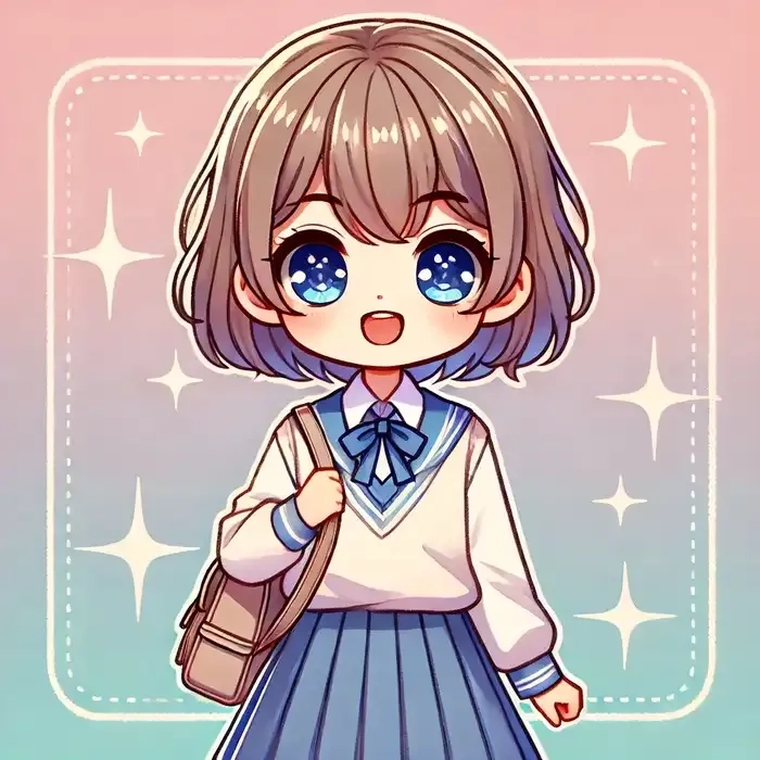 ảnh chibi nữ học sinh 10