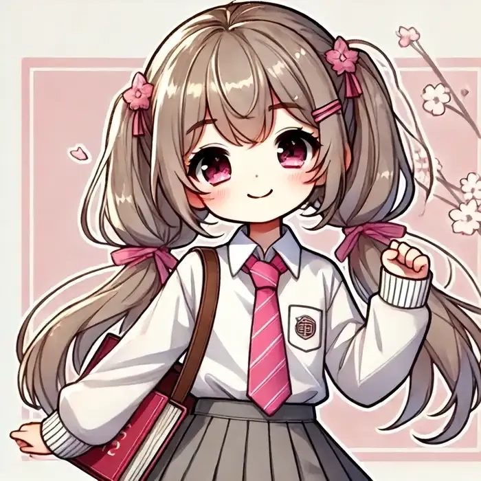 ảnh chibi nữ học sinh 14