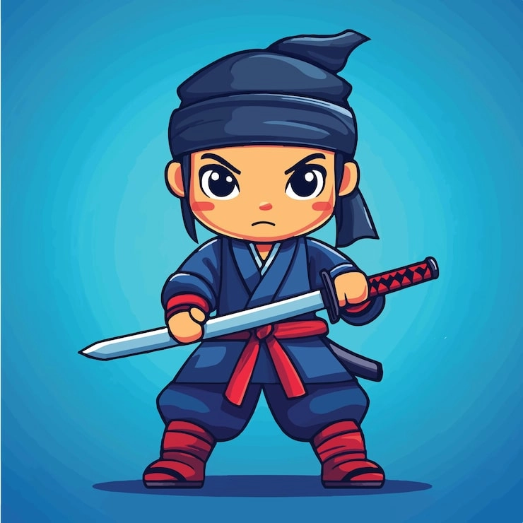 ảnh chibi samurai 13