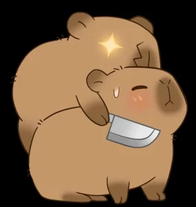 hinh anh capybara chibi 21