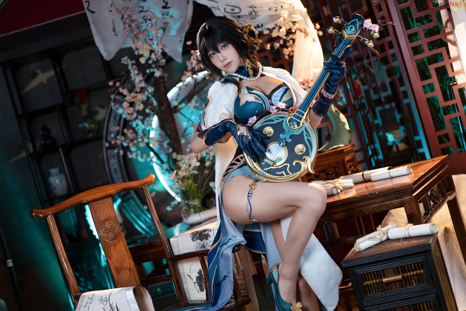 Aqua cosplay Ruan Mei 1