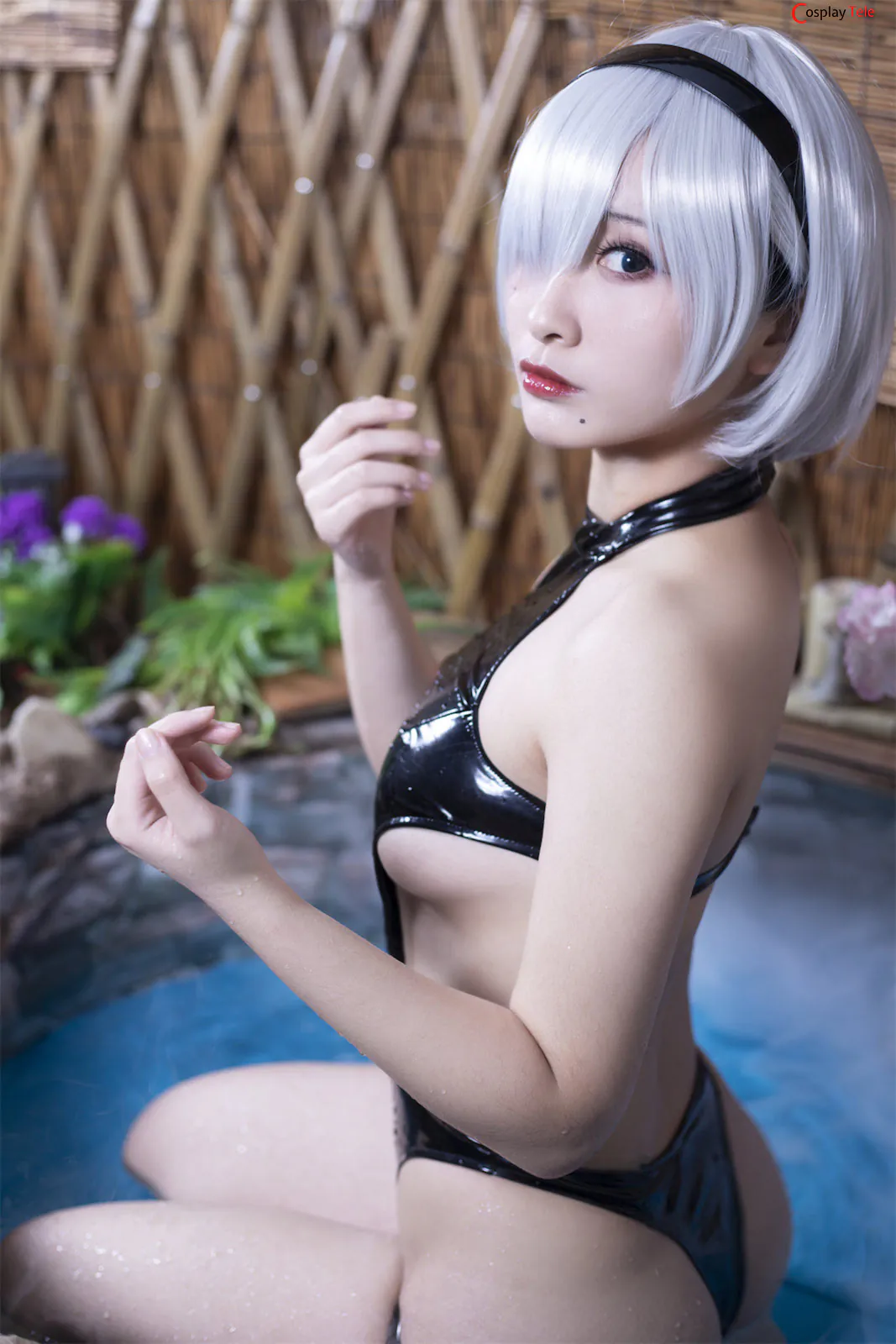LoLiSAMA cosplay 2B Swimming 42