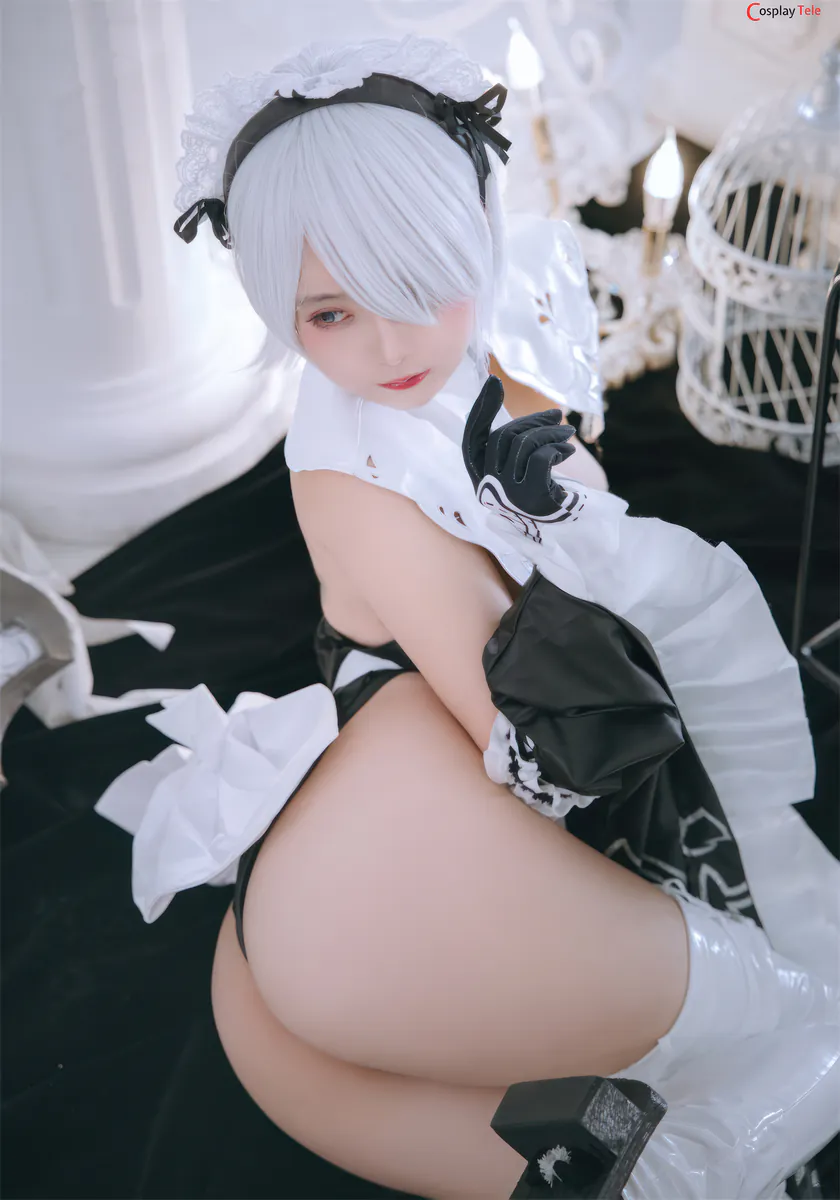 Rinaijiao cosplay 2B Milk Maid 35